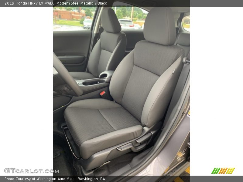 Modern Steel Metallic / Black 2019 Honda HR-V LX AWD