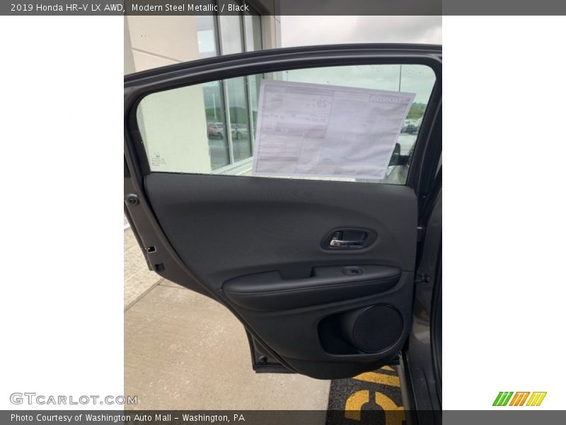 Modern Steel Metallic / Black 2019 Honda HR-V LX AWD