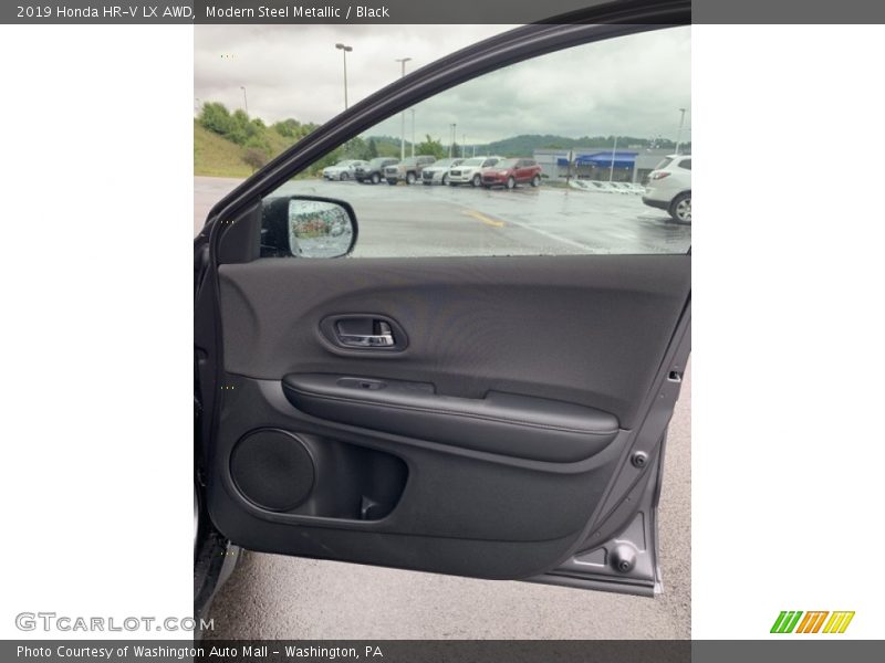 Modern Steel Metallic / Black 2019 Honda HR-V LX AWD