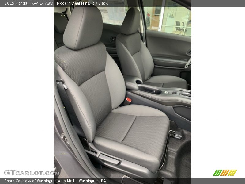 Modern Steel Metallic / Black 2019 Honda HR-V LX AWD