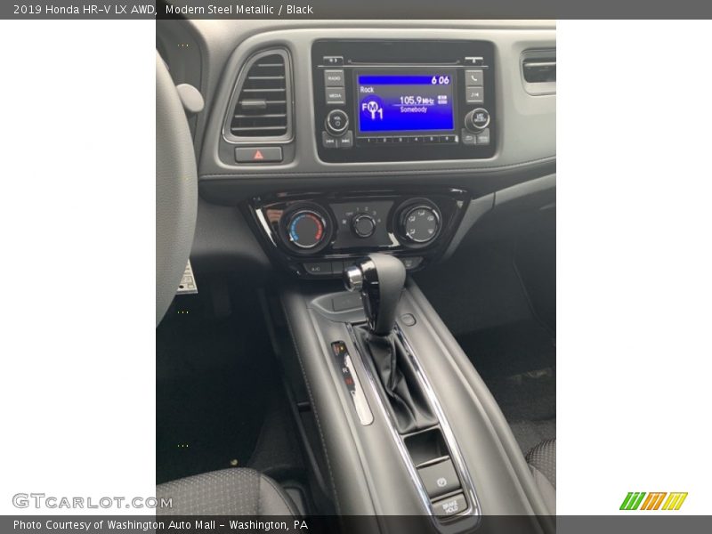 Modern Steel Metallic / Black 2019 Honda HR-V LX AWD