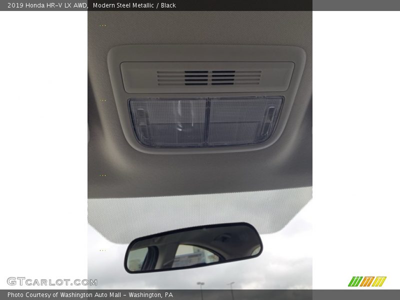 Modern Steel Metallic / Black 2019 Honda HR-V LX AWD