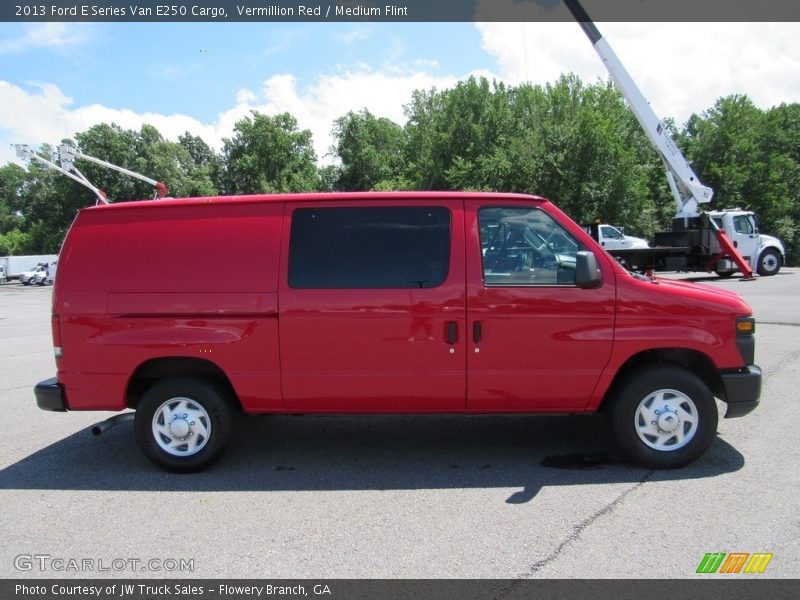 Vermillion Red / Medium Flint 2013 Ford E Series Van E250 Cargo
