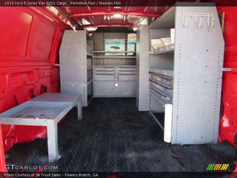 Vermillion Red / Medium Flint 2013 Ford E Series Van E250 Cargo