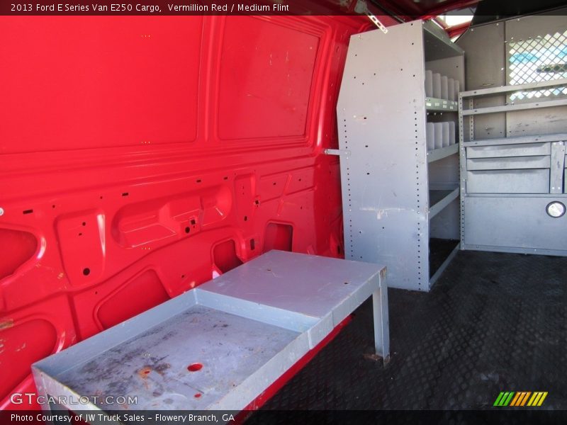 Vermillion Red / Medium Flint 2013 Ford E Series Van E250 Cargo