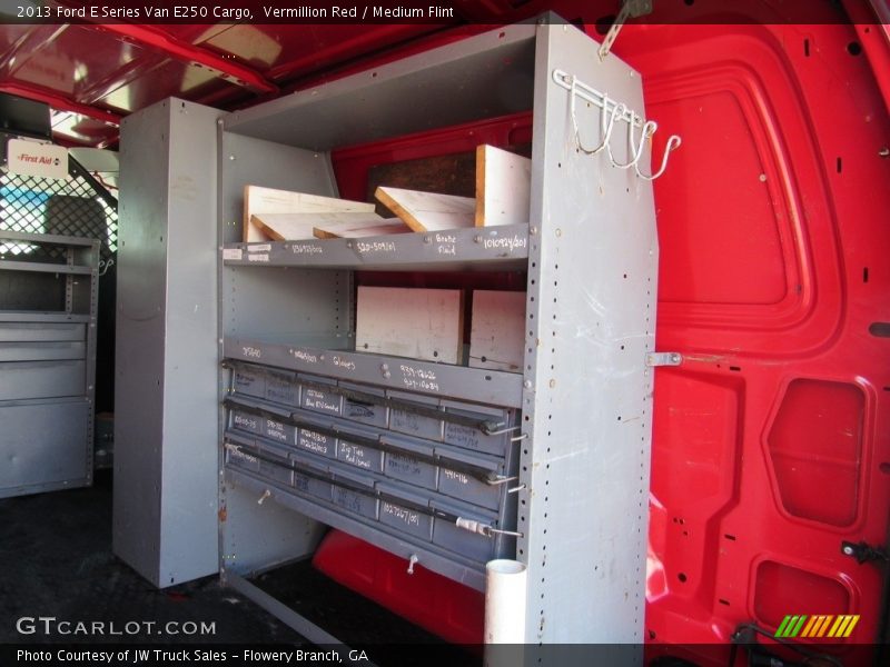 Vermillion Red / Medium Flint 2013 Ford E Series Van E250 Cargo
