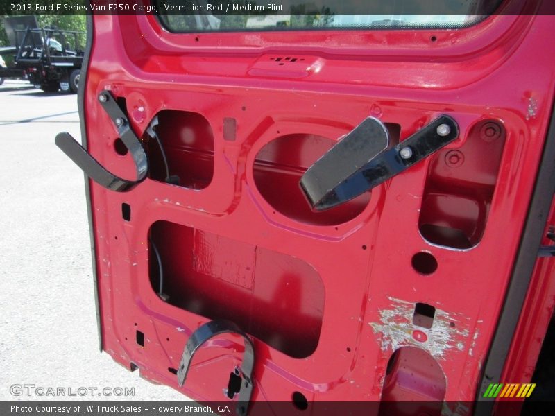 Vermillion Red / Medium Flint 2013 Ford E Series Van E250 Cargo