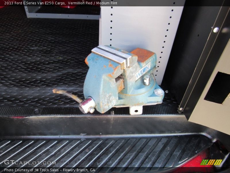 Vermillion Red / Medium Flint 2013 Ford E Series Van E250 Cargo