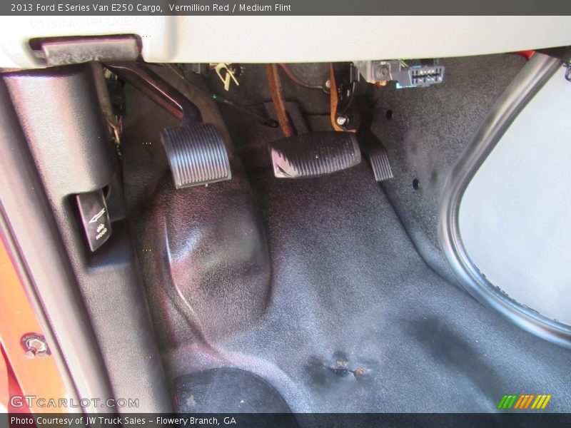 Vermillion Red / Medium Flint 2013 Ford E Series Van E250 Cargo