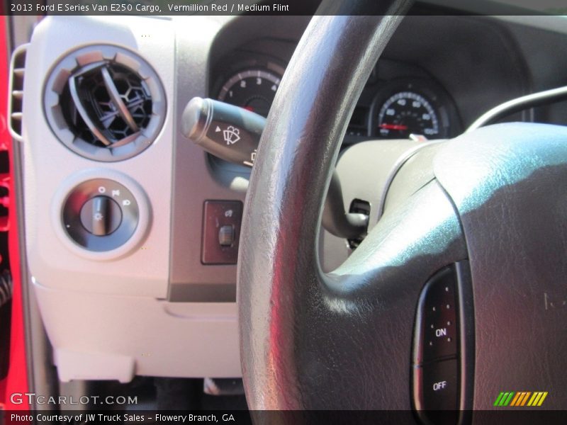 Vermillion Red / Medium Flint 2013 Ford E Series Van E250 Cargo