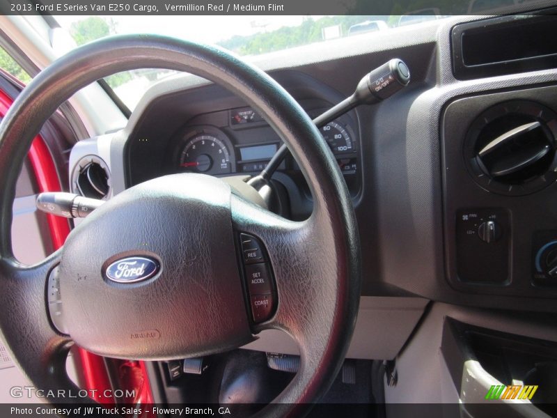 Vermillion Red / Medium Flint 2013 Ford E Series Van E250 Cargo