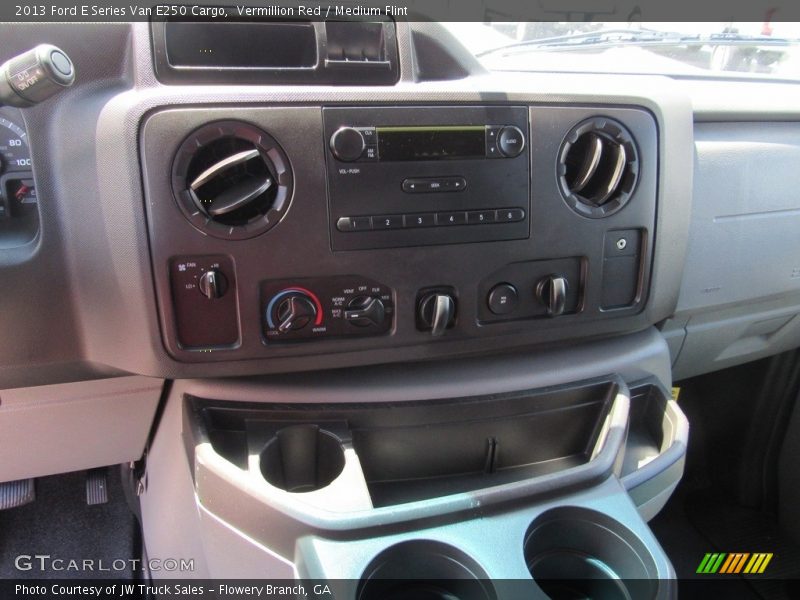 Vermillion Red / Medium Flint 2013 Ford E Series Van E250 Cargo