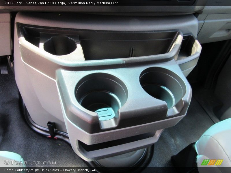 Vermillion Red / Medium Flint 2013 Ford E Series Van E250 Cargo