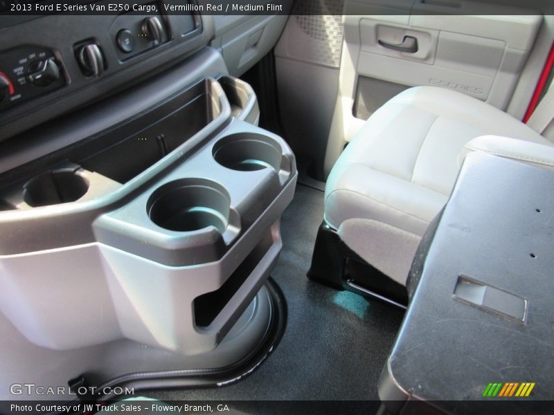 Vermillion Red / Medium Flint 2013 Ford E Series Van E250 Cargo