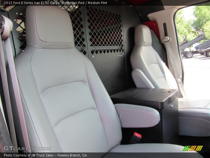Vermillion Red / Medium Flint 2013 Ford E Series Van E250 Cargo