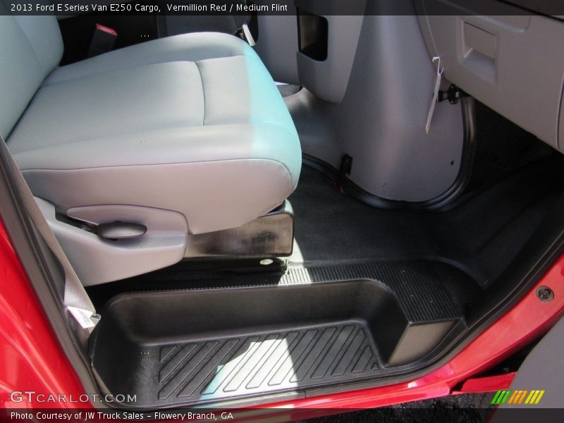Vermillion Red / Medium Flint 2013 Ford E Series Van E250 Cargo