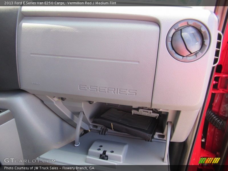 Vermillion Red / Medium Flint 2013 Ford E Series Van E250 Cargo