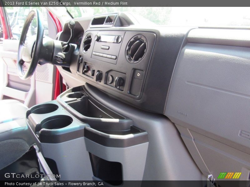 Vermillion Red / Medium Flint 2013 Ford E Series Van E250 Cargo