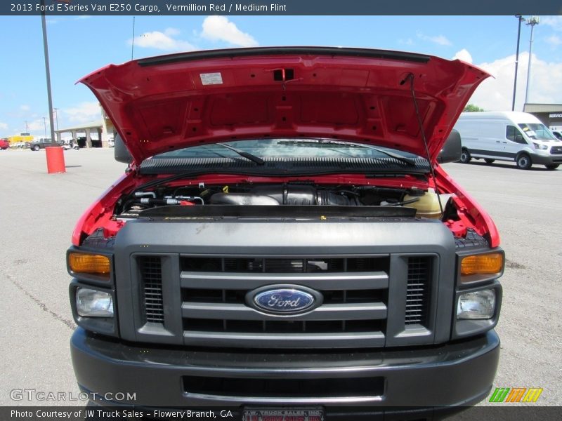 Vermillion Red / Medium Flint 2013 Ford E Series Van E250 Cargo
