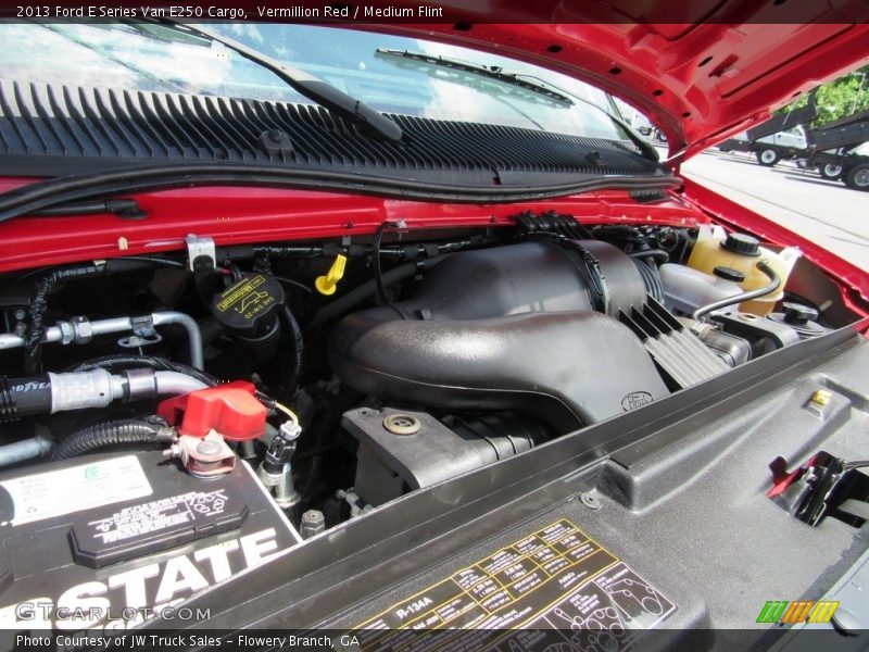 Vermillion Red / Medium Flint 2013 Ford E Series Van E250 Cargo