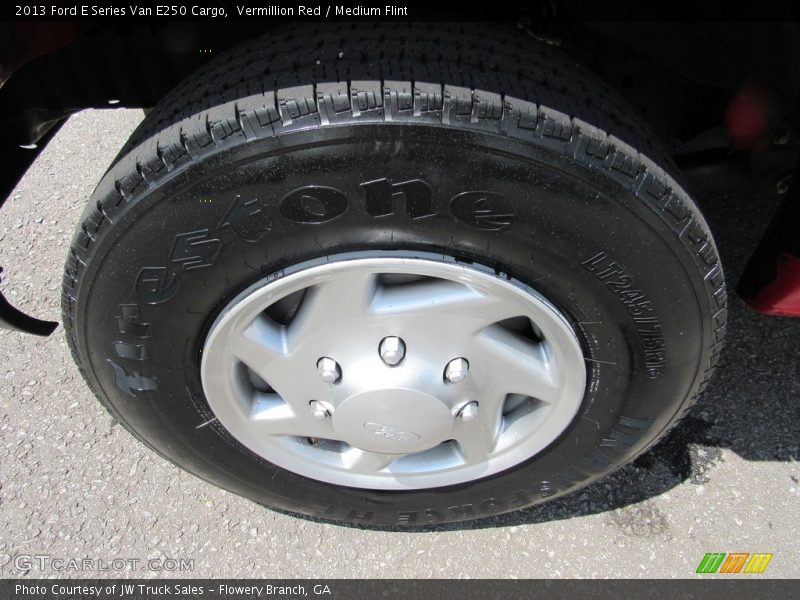 Vermillion Red / Medium Flint 2013 Ford E Series Van E250 Cargo