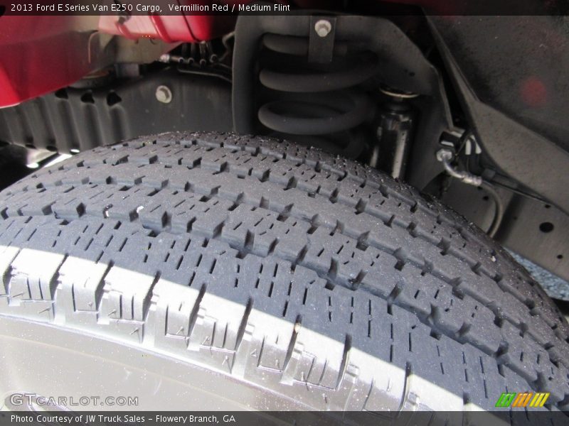 Vermillion Red / Medium Flint 2013 Ford E Series Van E250 Cargo