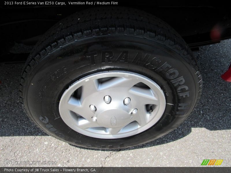 Vermillion Red / Medium Flint 2013 Ford E Series Van E250 Cargo