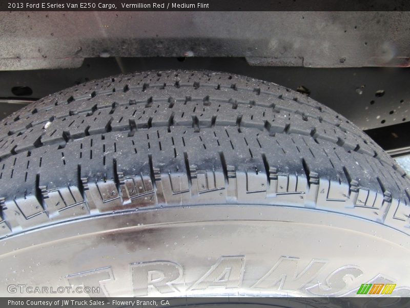 Vermillion Red / Medium Flint 2013 Ford E Series Van E250 Cargo