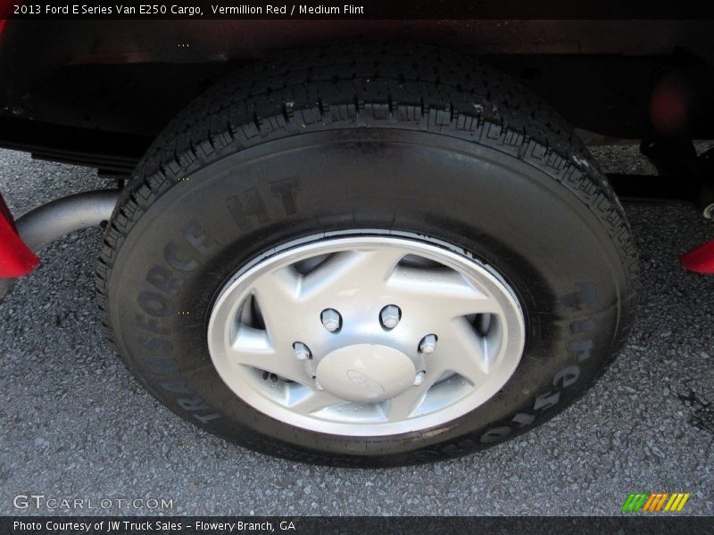 Vermillion Red / Medium Flint 2013 Ford E Series Van E250 Cargo