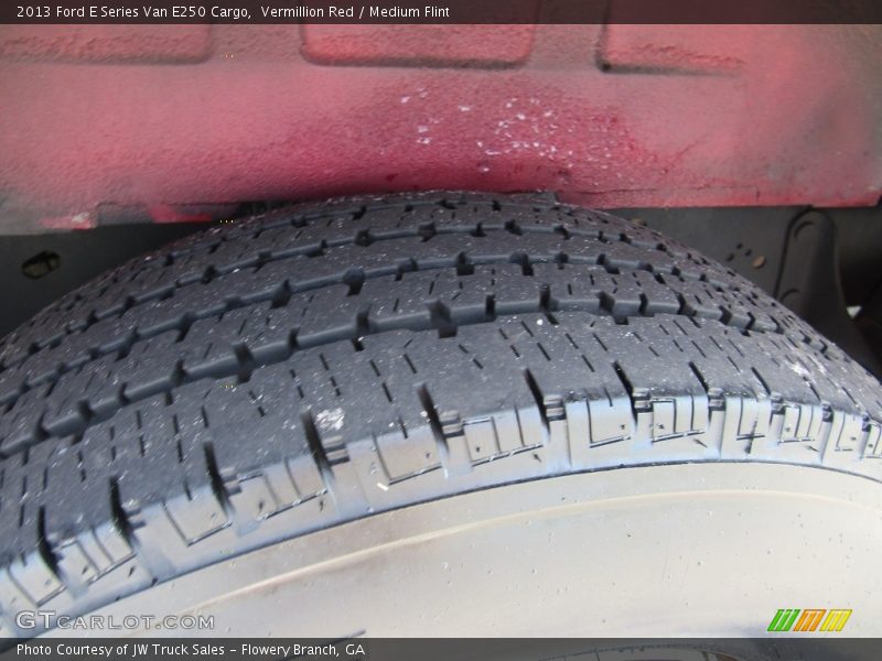 Vermillion Red / Medium Flint 2013 Ford E Series Van E250 Cargo