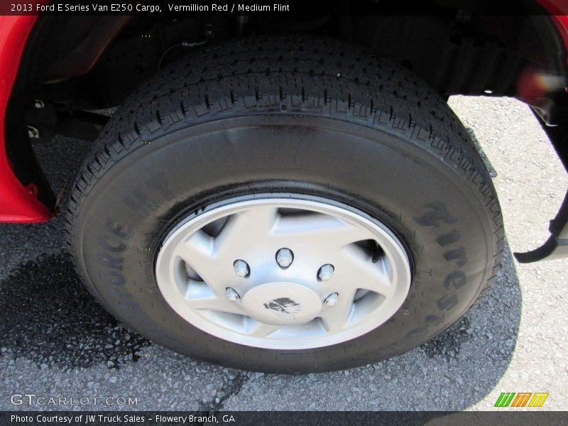 Vermillion Red / Medium Flint 2013 Ford E Series Van E250 Cargo