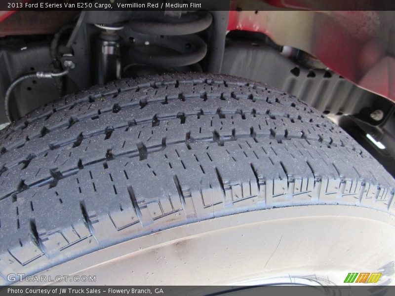 Vermillion Red / Medium Flint 2013 Ford E Series Van E250 Cargo