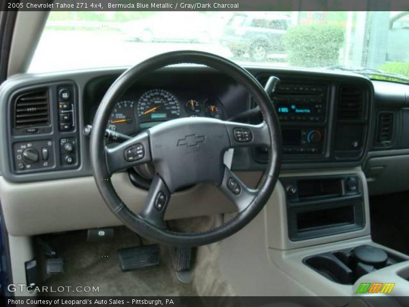 Bermuda Blue Metallic / Gray/Dark Charcoal 2005 Chevrolet Tahoe Z71 4x4
