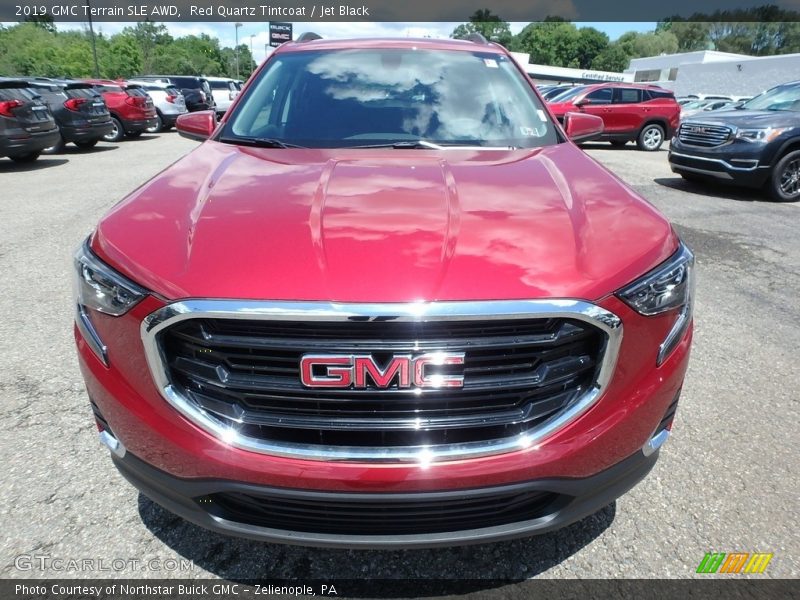 Red Quartz Tintcoat / Jet Black 2019 GMC Terrain SLE AWD