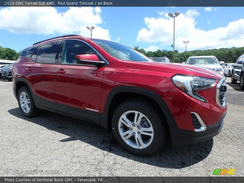 Red Quartz Tintcoat / Jet Black 2019 GMC Terrain SLE AWD