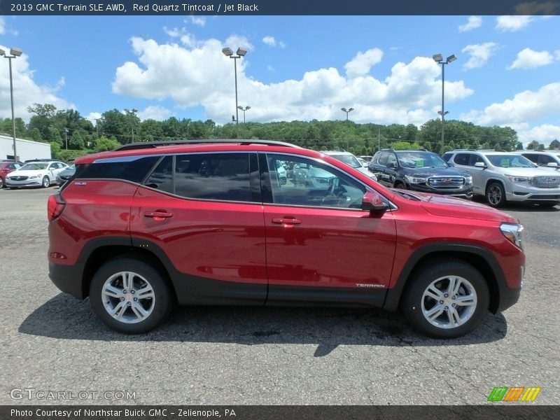 Red Quartz Tintcoat / Jet Black 2019 GMC Terrain SLE AWD