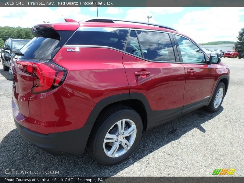 Red Quartz Tintcoat / Jet Black 2019 GMC Terrain SLE AWD