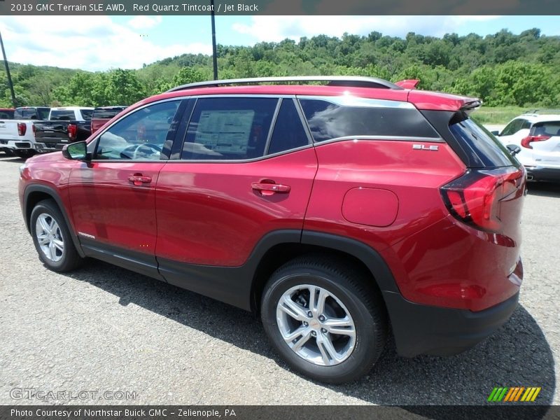 Red Quartz Tintcoat / Jet Black 2019 GMC Terrain SLE AWD