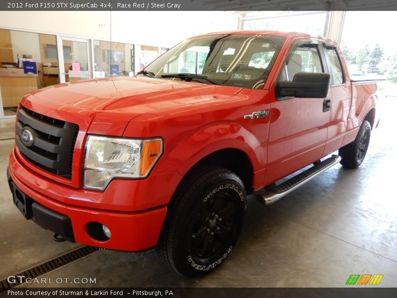 Race Red / Steel Gray 2012 Ford F150 STX SuperCab 4x4