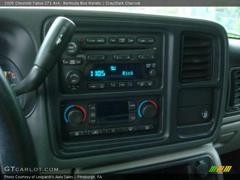 Bermuda Blue Metallic / Gray/Dark Charcoal 2005 Chevrolet Tahoe Z71 4x4
