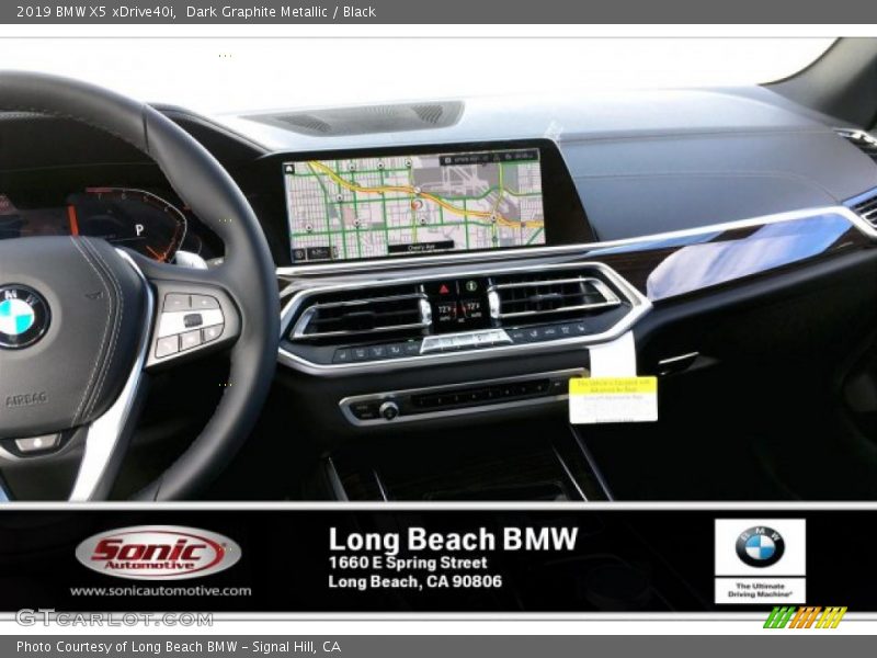 Dark Graphite Metallic / Black 2019 BMW X5 xDrive40i