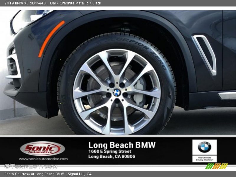 Dark Graphite Metallic / Black 2019 BMW X5 xDrive40i