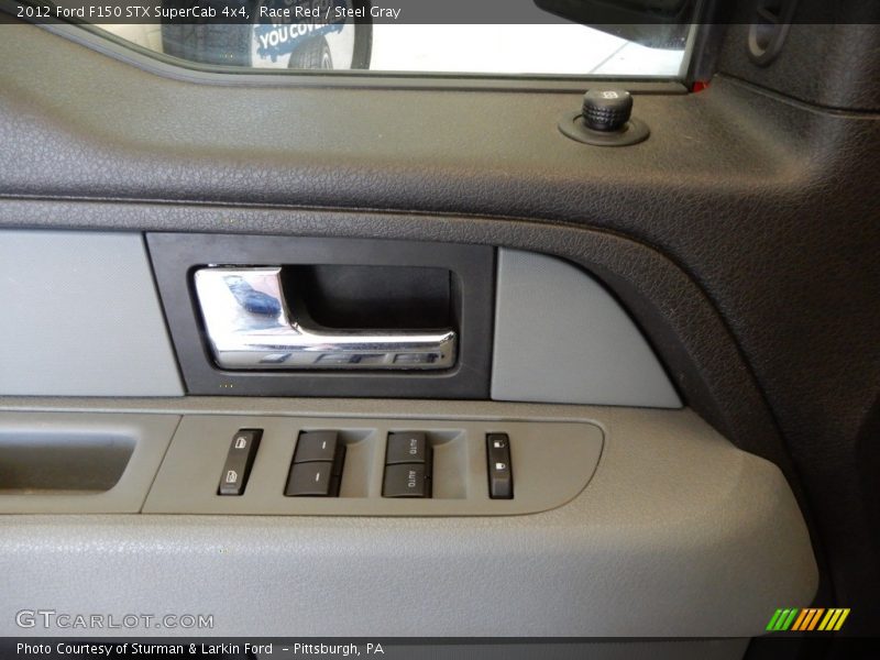Race Red / Steel Gray 2012 Ford F150 STX SuperCab 4x4