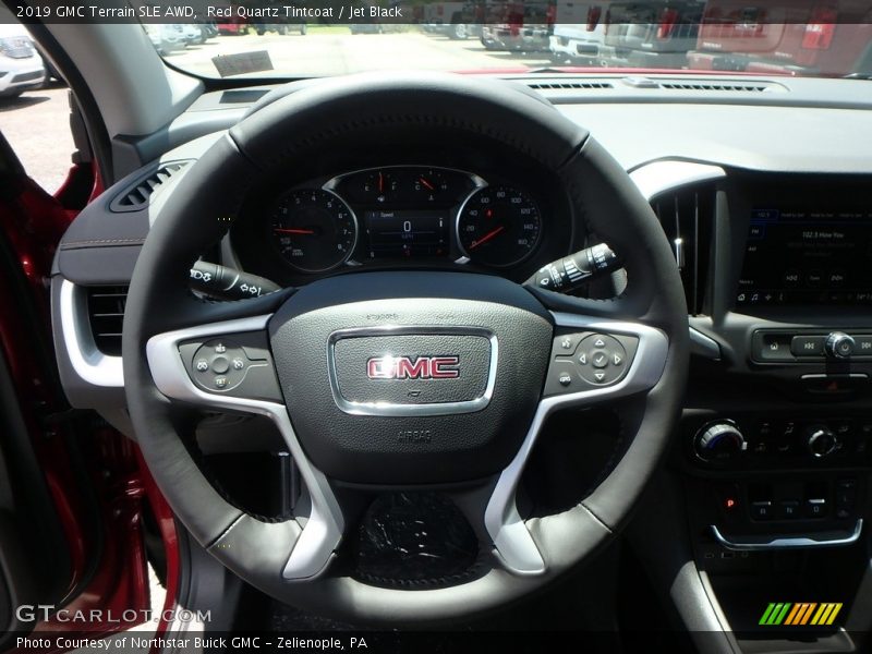 Red Quartz Tintcoat / Jet Black 2019 GMC Terrain SLE AWD