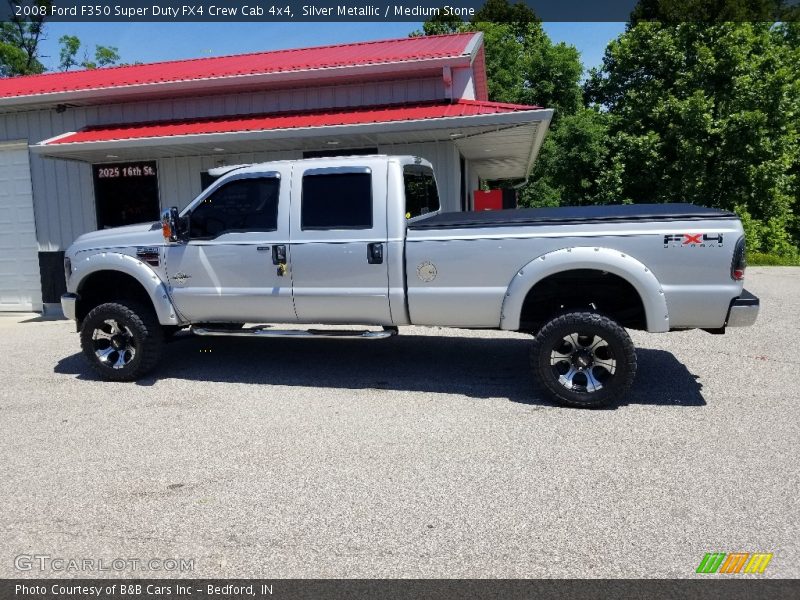 Silver Metallic / Medium Stone 2008 Ford F350 Super Duty FX4 Crew Cab 4x4