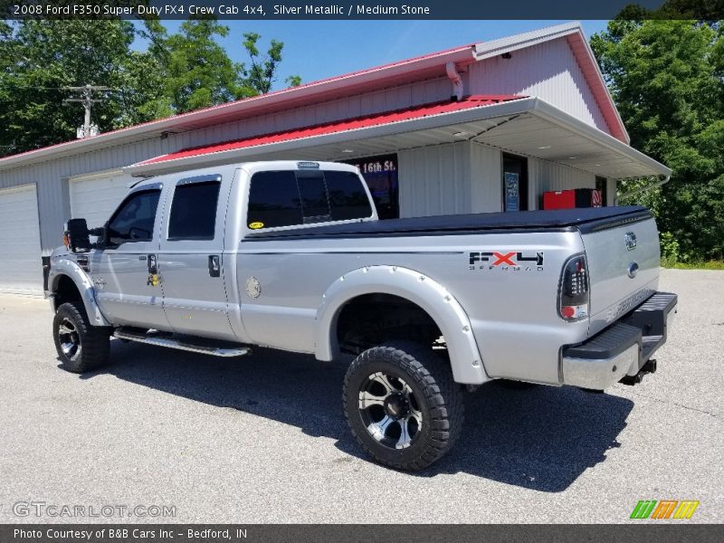 Silver Metallic / Medium Stone 2008 Ford F350 Super Duty FX4 Crew Cab 4x4