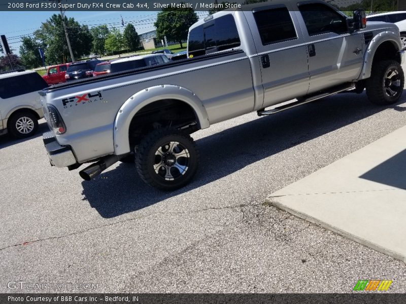 Silver Metallic / Medium Stone 2008 Ford F350 Super Duty FX4 Crew Cab 4x4