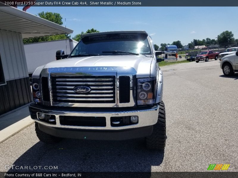 Silver Metallic / Medium Stone 2008 Ford F350 Super Duty FX4 Crew Cab 4x4