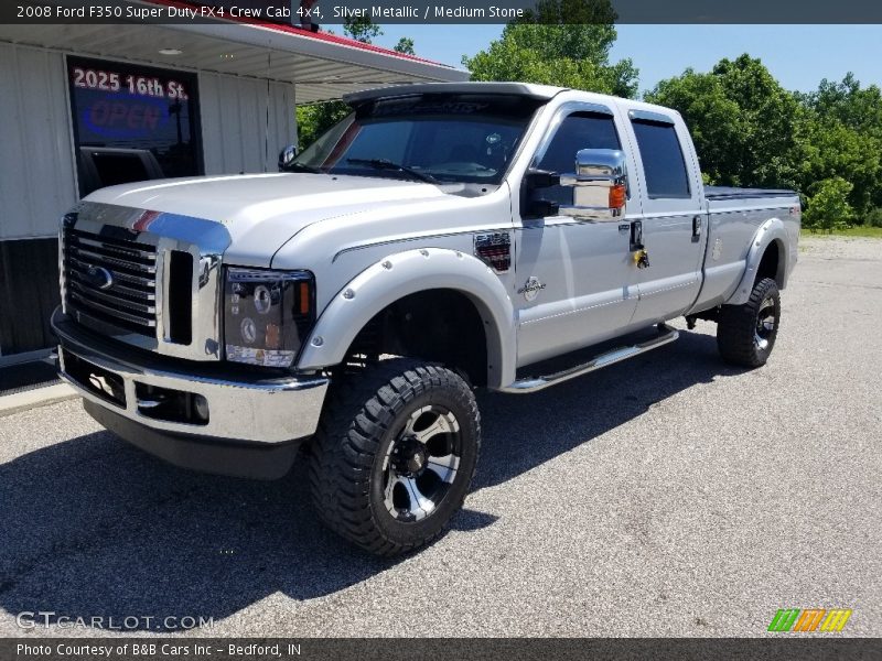 Silver Metallic / Medium Stone 2008 Ford F350 Super Duty FX4 Crew Cab 4x4