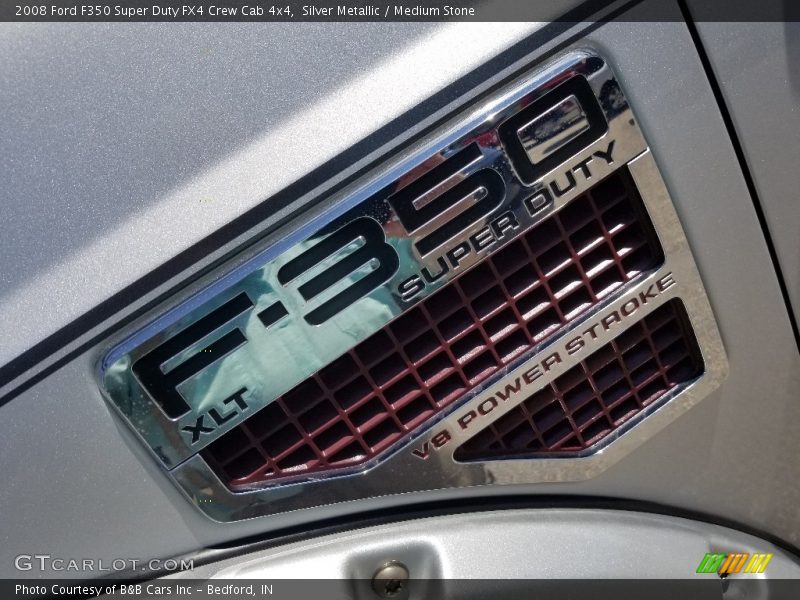 Silver Metallic / Medium Stone 2008 Ford F350 Super Duty FX4 Crew Cab 4x4